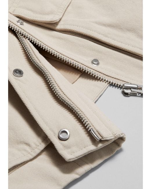 & Other Stories Natural Patch-pocket Jacket