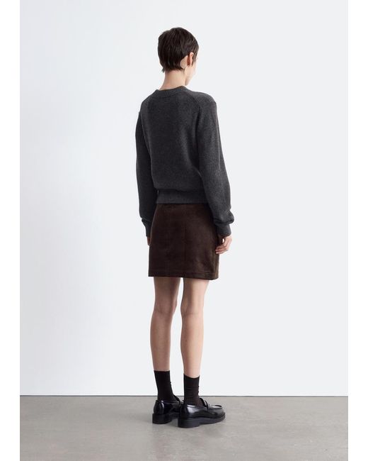 & Other Stories Black Cashmere-Blend Jumper
