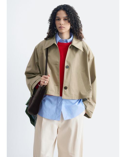 & Other Stories White Cropped Jacket