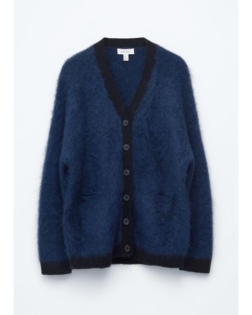& Other Stories Blue Oversized Mohair-Blend Cardigan
