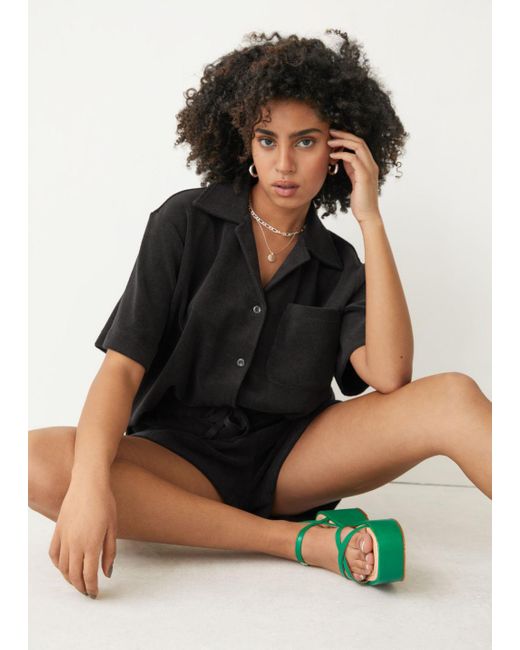 \u0026 Other Stories Boxy Terry Shirt in 