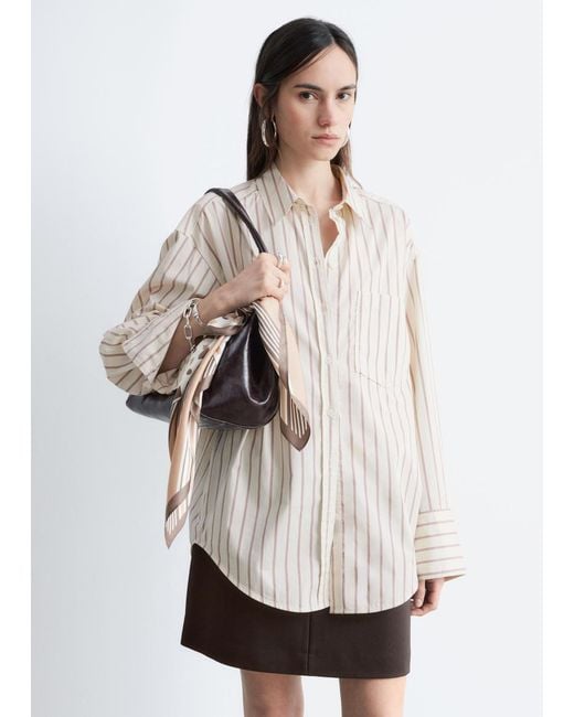 & Other Stories White Cotton Shirt