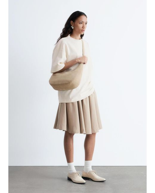 & Other Stories White Oversized Cotton T-Shirt