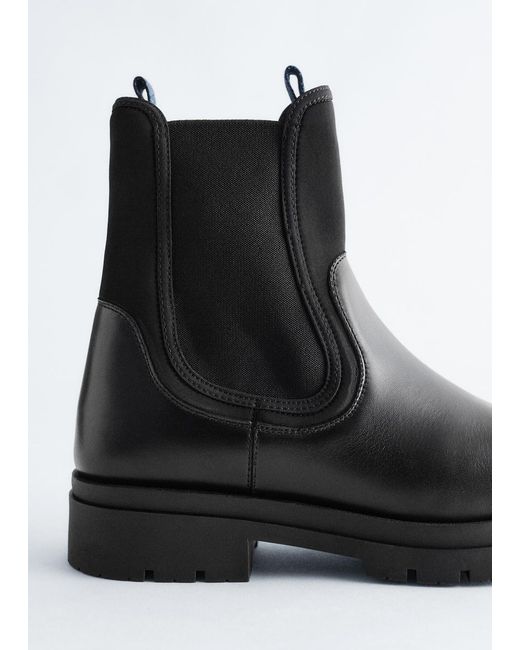 & Other Stories Black Leather Chelsea Boots