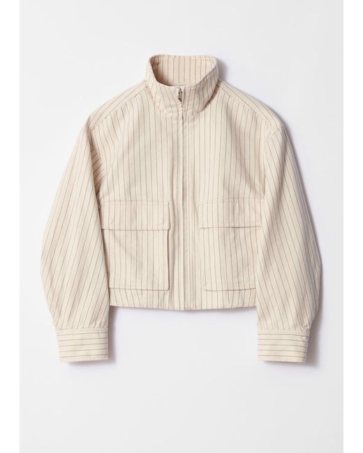 & Other Stories Natural Patch-Pocket Jacket