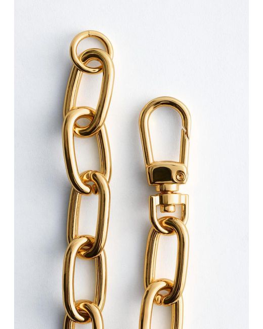 & Other Stories Metallic Chunky Chain Necklace