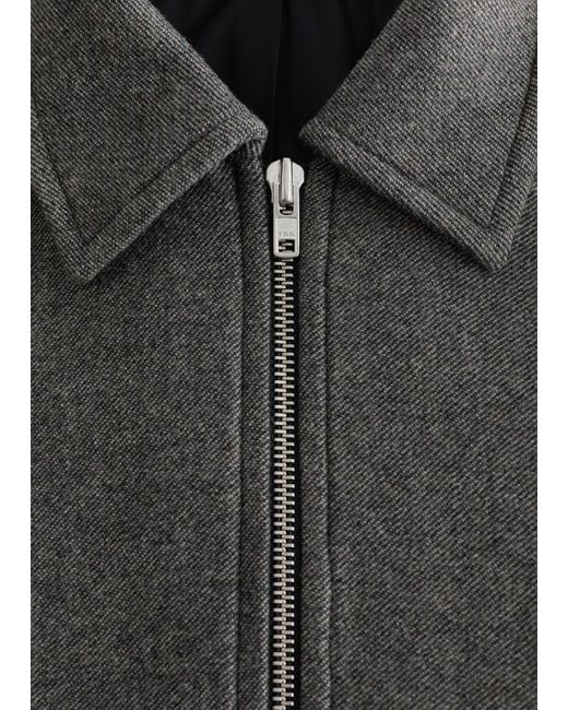 & Other Stories Black Short Wool Jacket