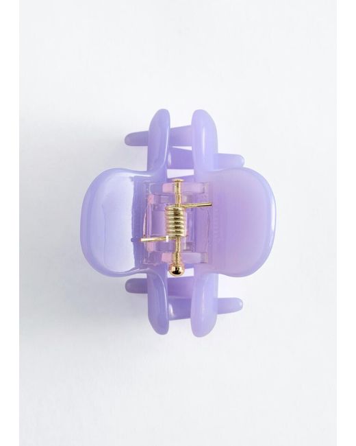 & Other Stories Purple Mini Hair Claw