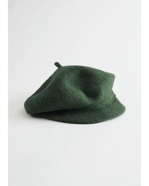 \u0026 Other Stories Wool Baker Boy Cap in 