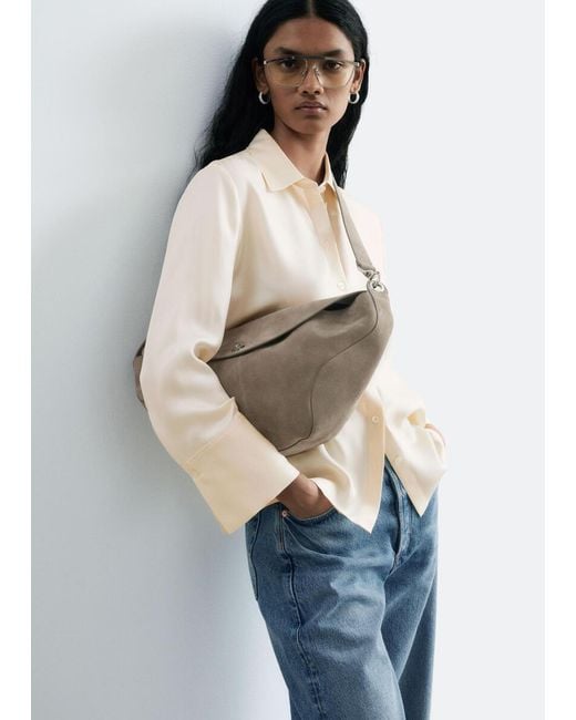 & Other Stories White Sculptural Crossbody Bag