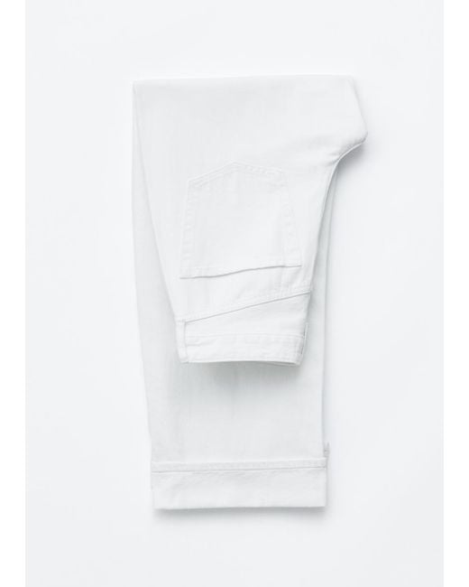 & Other Stories White Barrel-Leg Jeans