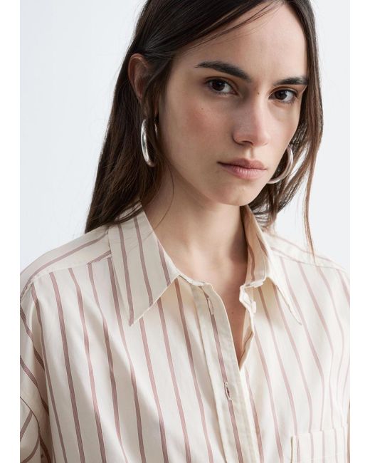 & Other Stories White Cotton Shirt