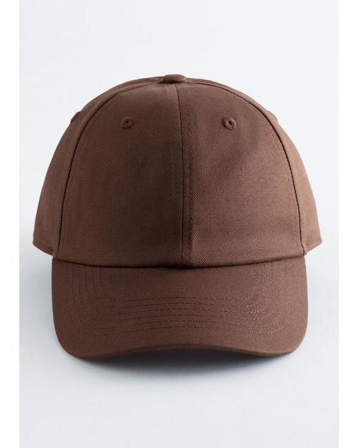 & Other Stories White Cotton-Linen Baseball Cap