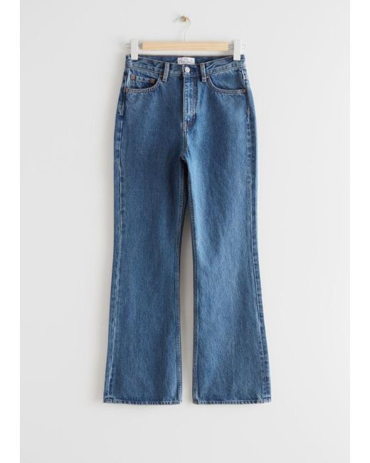 \u0026 Other Stories Denim Mood Cut Jeans in Blue | Lyst