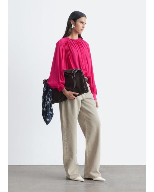& Other Stories Gathered Blouse