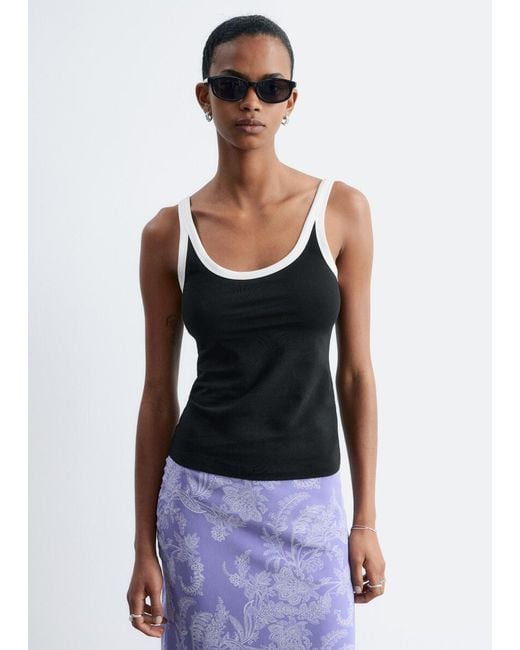 & Other Stories White Scoop-Neck Tank Top