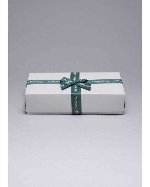 & Other Stories White 3-pack Heart Socks Gift Set