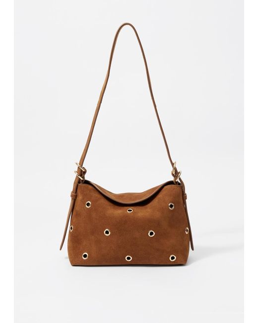 Petit Sac En Daim Orné D'Œillets & Other Stories en coloris Blue