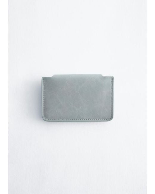 & Other Stories Blue Small Card Holder