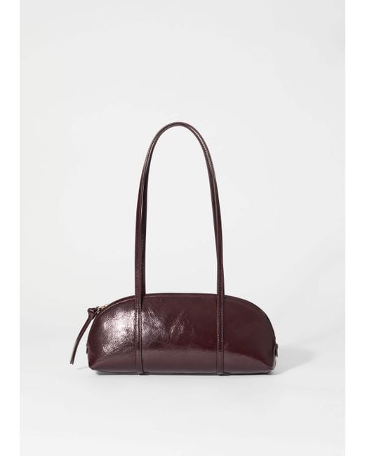 & Other Stories Multicolor Leather Bowling Bag