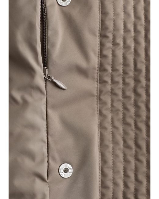 & Other Stories White Down Puffer Jacket