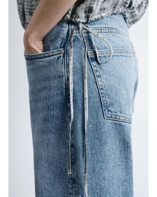 & Other Stories Blue Wide-Leg Jeans