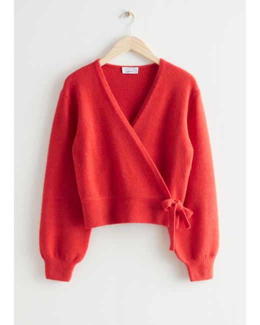 and other stories wrap cardigan
