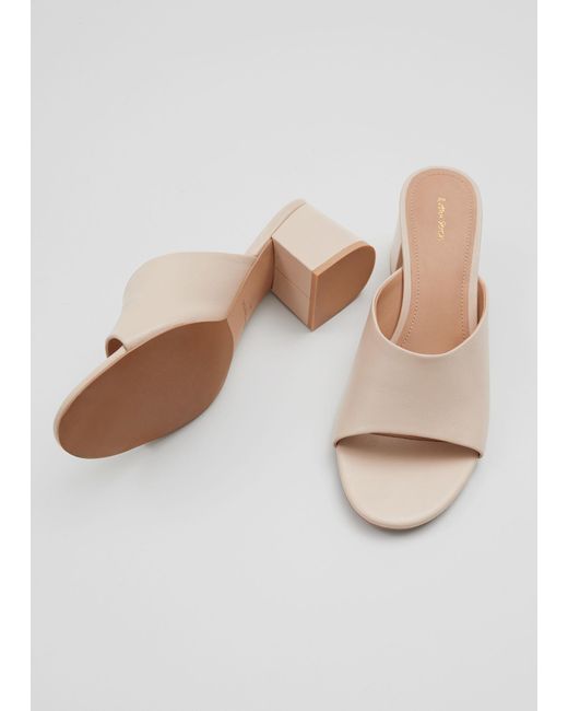 & Other Stories Natural Classic Leather Mules