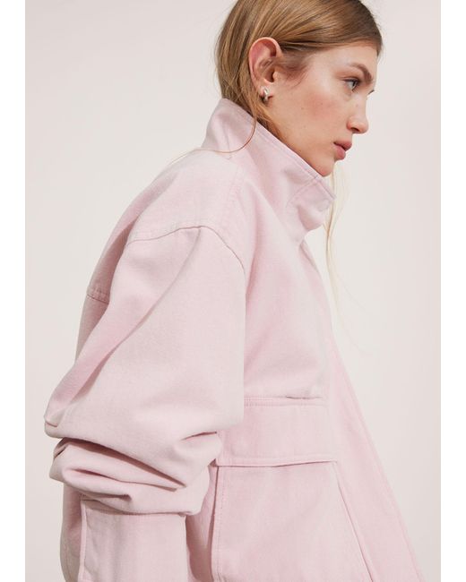 & Other Stories Pink Patch-pocket Jacket