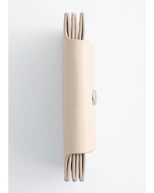 & Other Stories White Small Card Holder