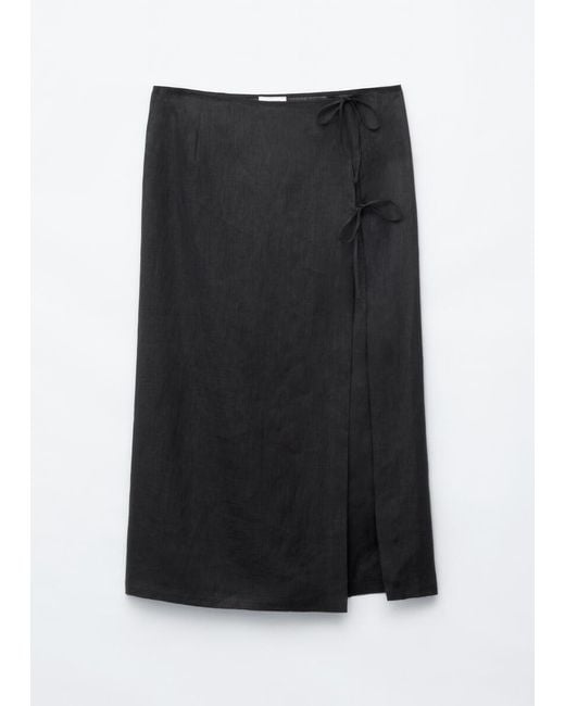 & Other Stories White Tie-Band Linen Sarong