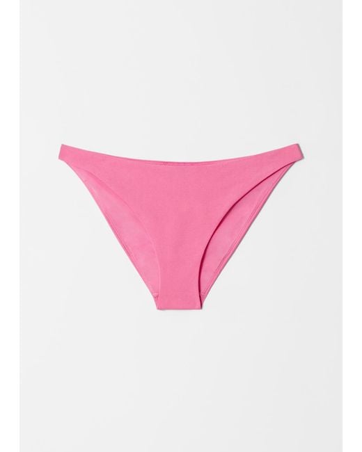 & Other Stories Pink Classic Bikini Briefs