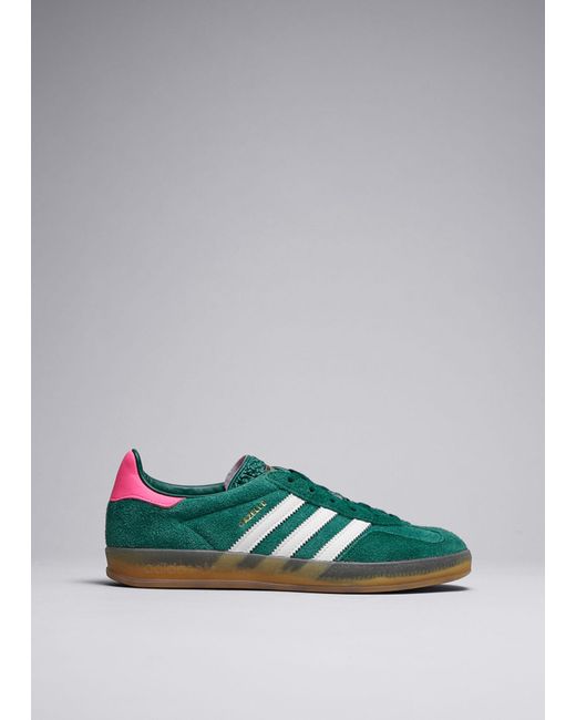 & Other Stories Green Adidas Gazelle Sneakers