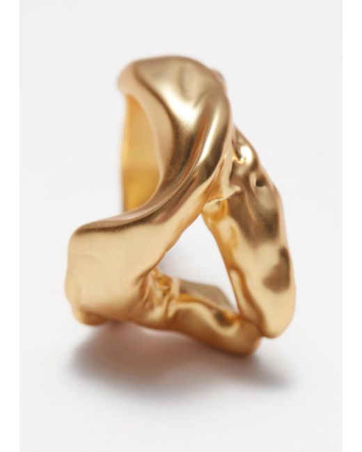 & Other Stories White Irregular Ring