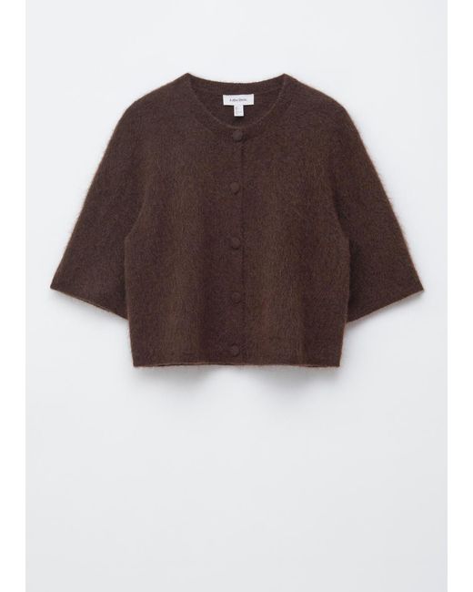 & Other Stories White Knitted Mohair-Blend Cardigan
