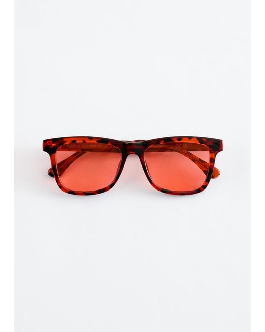 & Other Stories Black Square Sunglasses