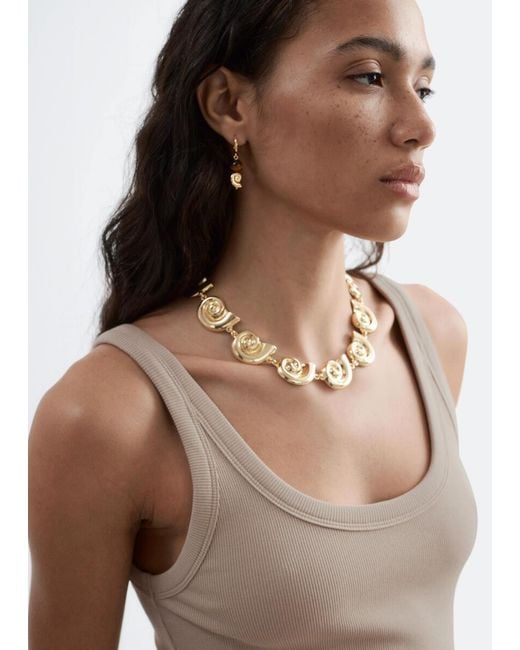 & Other Stories Natural Tank Midi Dress