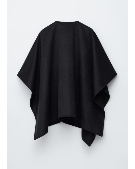 & Other Stories Black Wool Cape
