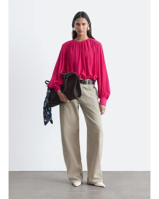 & Other Stories Gathered Blouse