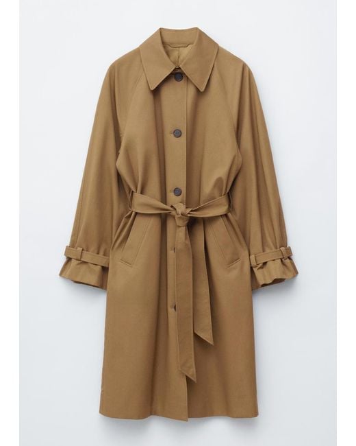 & Other Stories Natural Belted Car Coat