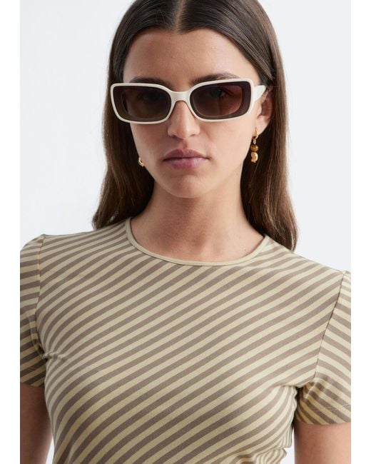 & Other Stories Natural Slim T-Shirt