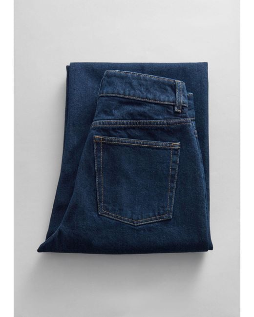 & Other Stories Blue Jeans Mit Verkürztem Barrel-Bein