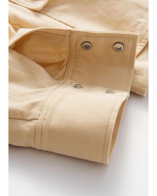 & Other Stories Natural Patch-Pocket Jacket