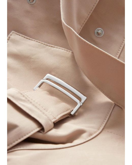 & Other Stories Natural A-Line Funnel-Neck Jacket