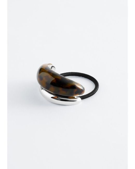 & Other Stories Blue Double Arch Hair Tie