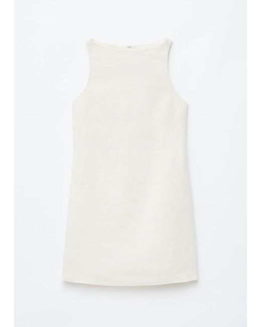 & Other Stories White Linen Mini Dress