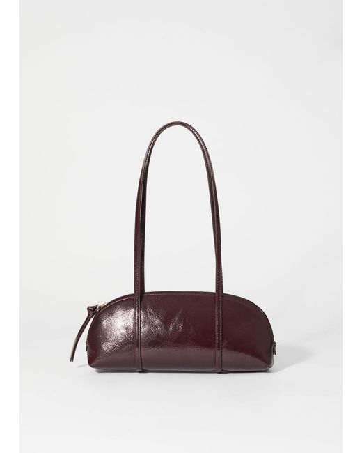 & Other Stories Multicolor Leather Bowling Bag