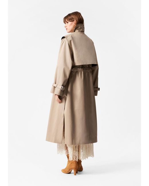 Trench-Coat À Col Cheminée & Other Stories en coloris Natural