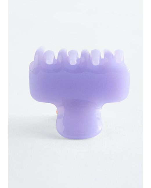 & Other Stories Purple Mini Hair Claw