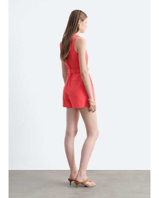& Other Stories Tailored Playsuit
